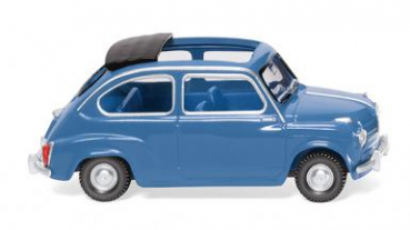 Wiking 009906 Fiat 600 1955 - 1964 brillantblau 1:87 Spur H0