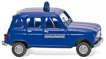 Wiking 022404 Renault R4 1961 - 1967 Gendarmerie 1:87 Spur H0