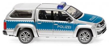 Wiking 031147 VW Amarok GP Comfortline mit Hardtop Polizei 1:87 Spur H0