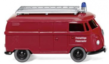 Wiking 086141 VW T1b Kastenwagen 1963 mit Dachgepäckträger Feuerwehr 1:87 HO